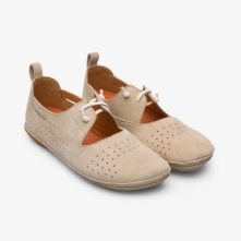 Camper Right Womens Flat Shoes US-27718 Beige USA Stockists